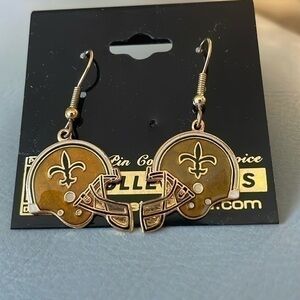 NFL New Orleans Saints Pierced Earrings